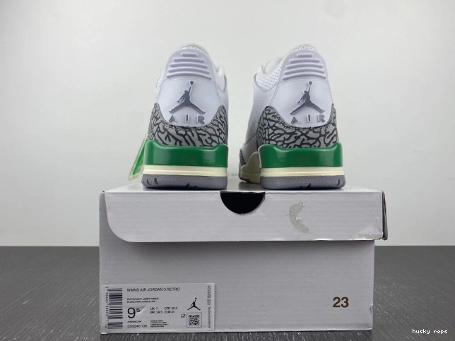 Rep Husky Lucky CK9246-136 Jordan (W) Retro Green 3 0718